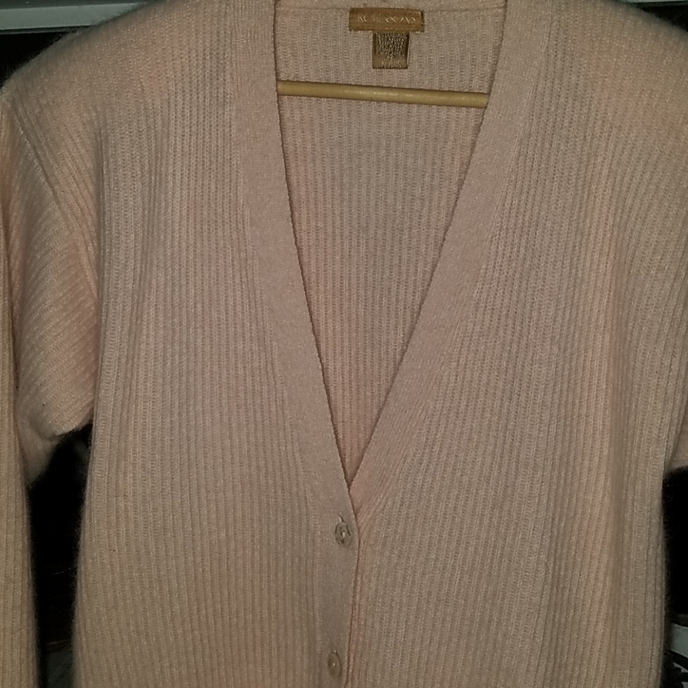 Vintage 100% cashmere sweater size medium padded s
